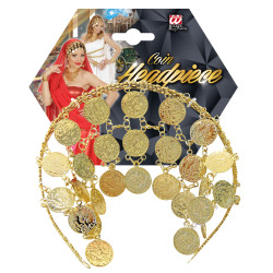 Čelenka so zlatými mincami